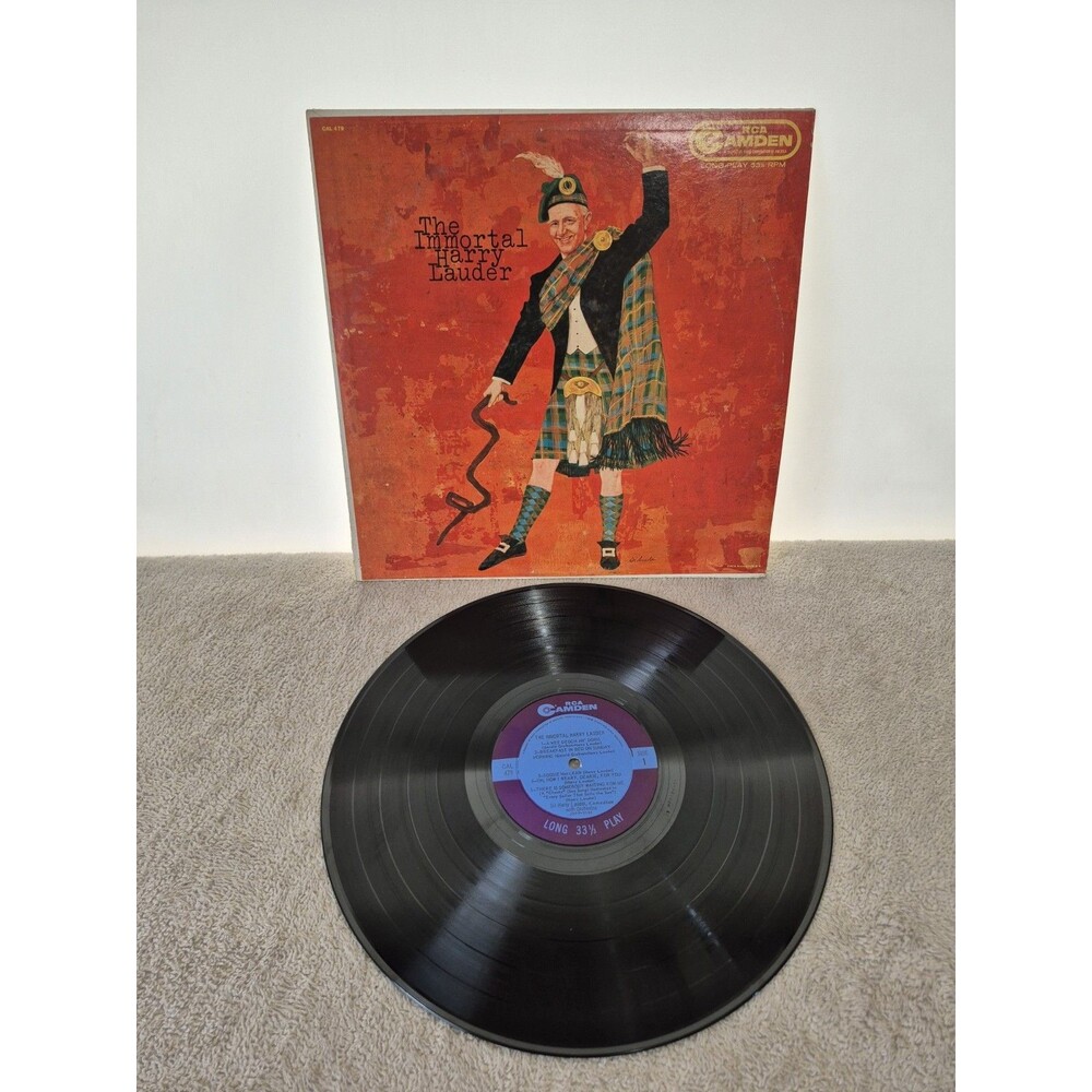 RCA Camden Sir Harry Lauder The Immortal Harry Lauder 12" Vinyl LP 33 CAL-479